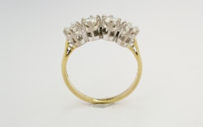 Original 4 stone diamond ring to be remodelled.
