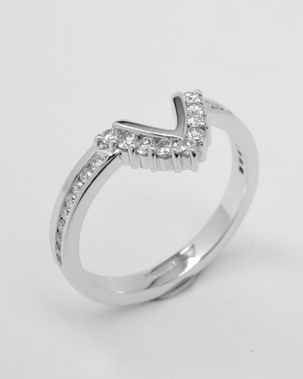 9 stone round brilliant cut diamond part channel set platinum wedding - eternity ring with channel set diamond shoulders shaped to fit around marquise diamond ring.