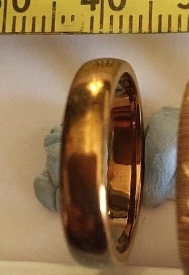 Before. The deceased family member's wedding ring.